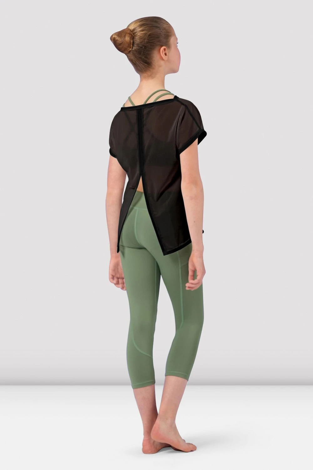 Girls Harriette Mesh Tie Back Top 4 Girls Harriette Mesh Tie Back Top - Image 2