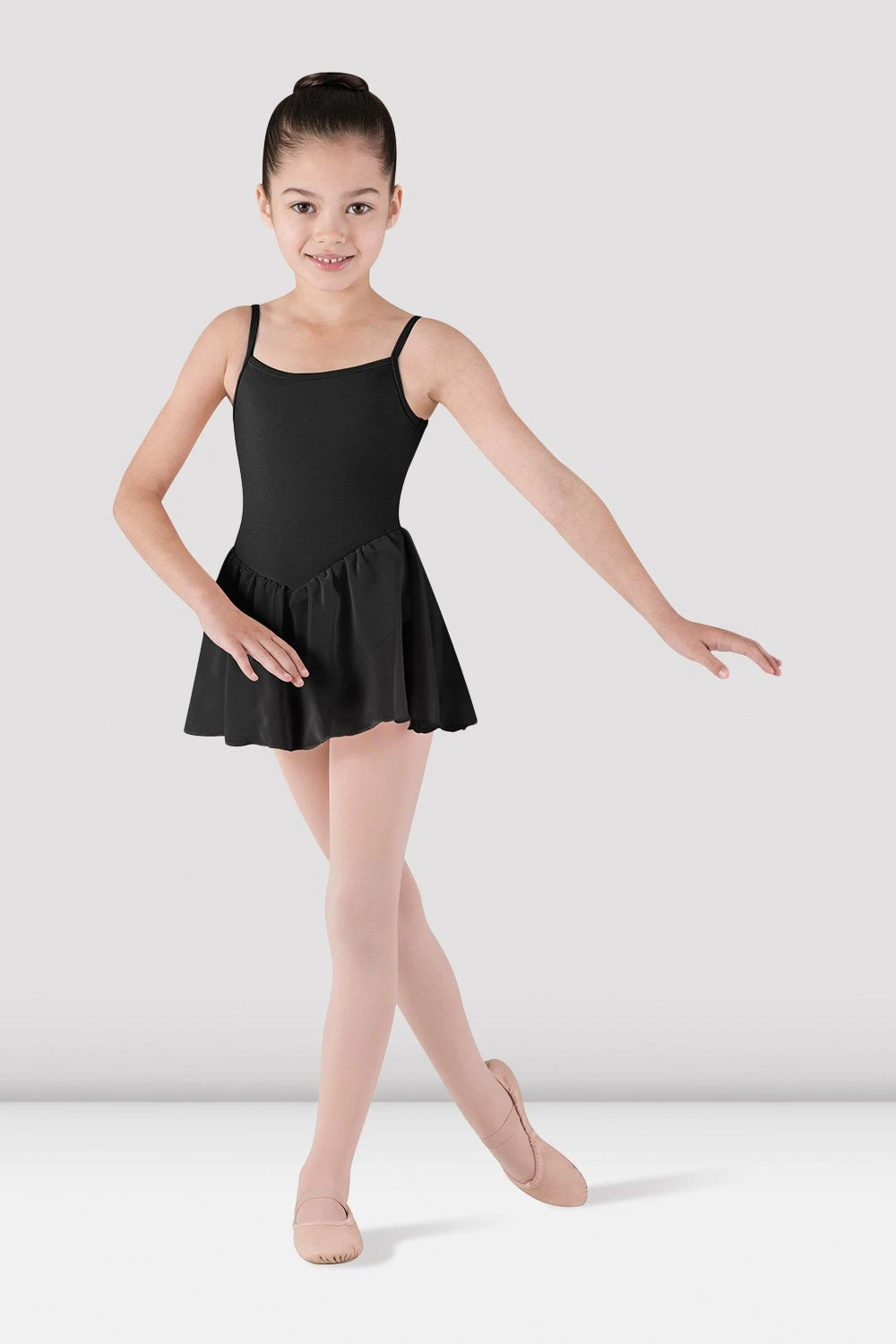 Girls Skirted Camisole Leotard 3 Girls Skirted Camisole Leotard