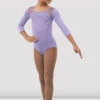 Girls Gemma 3/4 Sleeve Leotard 1 Girls Gemma 3/4 Sleeve Leotard -The Dancewear Shop CL4626 LLC Front