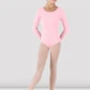 Girls Basic Long Sleeve Leotard 2 Girls Basic Long Sleeve Leotard -The Dancewear Shop CL5409 Front cdp