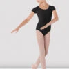 Girls Dujour Cap Sleeve Leotard 1 Girls Dujour Cap Sleeve Leotard -The Dancewear Shop CL5602 BLK 01