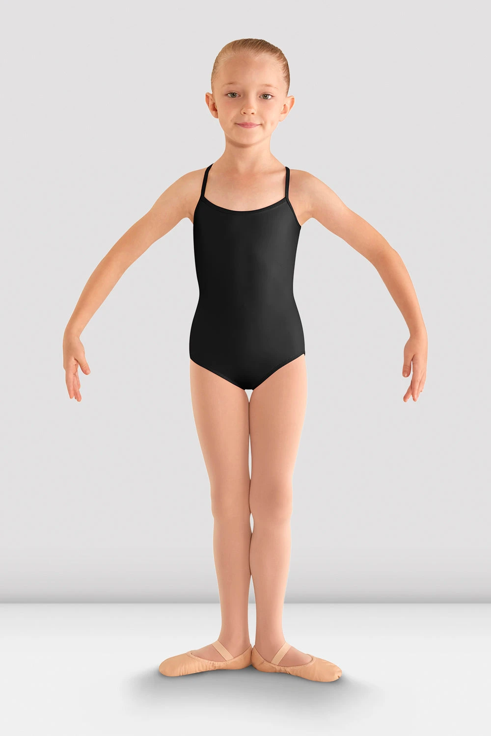 Girls Begonia Flower Mesh Back Leotard 4 Girls Begonia Flower Mesh Back Leotard - Image 2