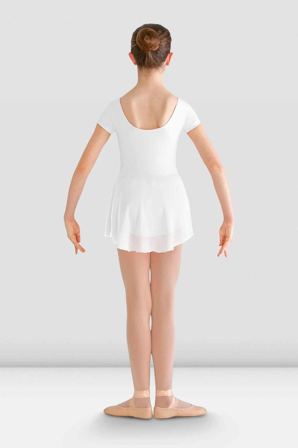 Girls Prisha Short Sleeve Skirted Leotard 4 Girls Prisha Short Sleeve Skirted Leotard - Image 2