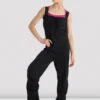 Girls Tendu Warm Up Jumpsuit 1 Girls Tendu Warm Up Jumpsuit -The Dancewear Shop CU1217 BLK