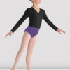 Girls Cross Front Top 2 Girls Cross Front Top -The Dancewear Shop CZ5407 BLK