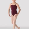 Girls Mirella Princess Seam V Front Camisole Leotard -The Dancewear Shop M207C F BUR 1