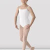 Girls Mirella Princess Seam V Front Camisole Leotard 1 Girls Mirella Princess Seam V Front Camisole Leotard -The Dancewear Shop M207C F WHT