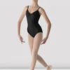 Ladies Mirella V-neck Camisole Leotard 1 Ladies Mirella V-neck Camisole Leotard -The Dancewear Shop M207LD BLK 01