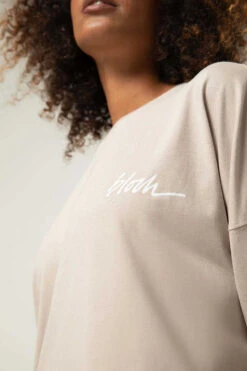 Ladies Bloch Print Oversized Long Sleeve Tee -The Dancewear Shop MRSNlulY