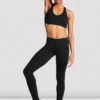 Ladies Hannay Leggings 2 Ladies Hannay Leggings -The Dancewear Shop P1958 BLK FRONT