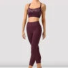 Ladies Tiana Panelled 7/8th Leggings 2 Ladies Tiana Panelled 7/8th Leggings -The Dancewear Shop P9338 MSK FRONT