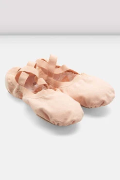 Childrens Pro-Elastic Canvas Ballet Shoes 17 Childrens Pro-Elastic Canvas Ballet Shoes -The Dancewear Shop PX kBvDM