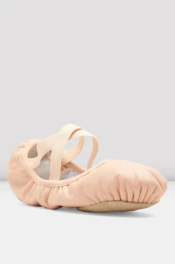 Childrens Odette Leather Ballet Shoes 11 Childrens Odette Leather Ballet Shoes -The Dancewear Shop S0246L PNK 03 80cc833e beb0 4710 a470 32ba75fae099