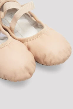 Ladies Odette Leather Ballet Shoes 13 Ladies Odette Leather Ballet Shoes -The Dancewear Shop S0246L PNK 08