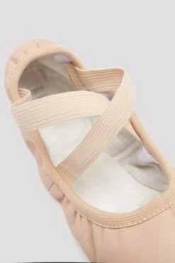 Ladies Odette Leather Ballet Shoes 14 Ladies Odette Leather Ballet Shoes -The Dancewear Shop S0246L PNK 09