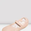 Childrens Giselle Leather Ballet Shoes 1 Childrens Giselle Leather Ballet Shoes -The Dancewear Shop S0249G TPK