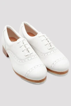 Ladies Jason Samuels Smith Tap Shoes 12 Ladies Jason Samuels Smith Tap Shoes -The Dancewear Shop S0313L WHT 08