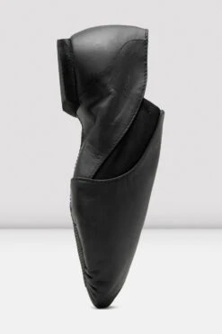 Ladies Leather Elasta Jazz Booties 13 Ladies Leather Elasta Jazz Booties -The Dancewear Shop S0499L BLK 04