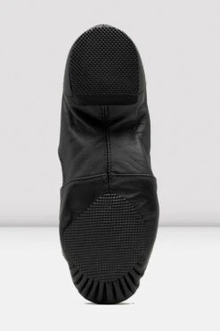 Ladies Leather Elasta Jazz Booties 15 Ladies Leather Elasta Jazz Booties -The Dancewear Shop S0499L BLK 06