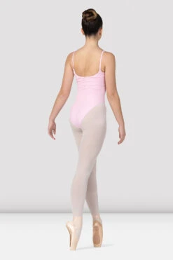 Ladies Franca Ruched Bodice Camisole Leotard -The Dancewear Shop SheerGather LB5214 Carnation 45