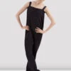 Ladies Warm Up Jumpsuit 1 Ladies Warm Up Jumpsuit -The Dancewear Shop U1207 BLK 01