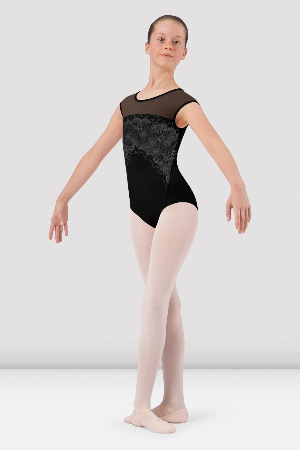Girls Katalina Cap Sleeve Leotard 3 Girls Katalina Cap Sleeve Leotard