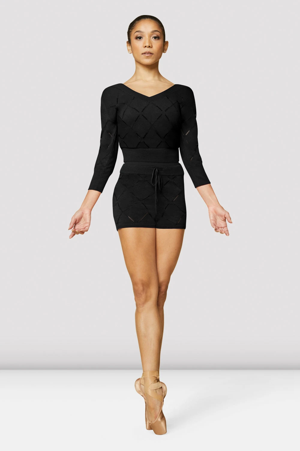 Ladies Finola Knit Ribbed Short 3 Ladies Finola Knit Ribbed Short