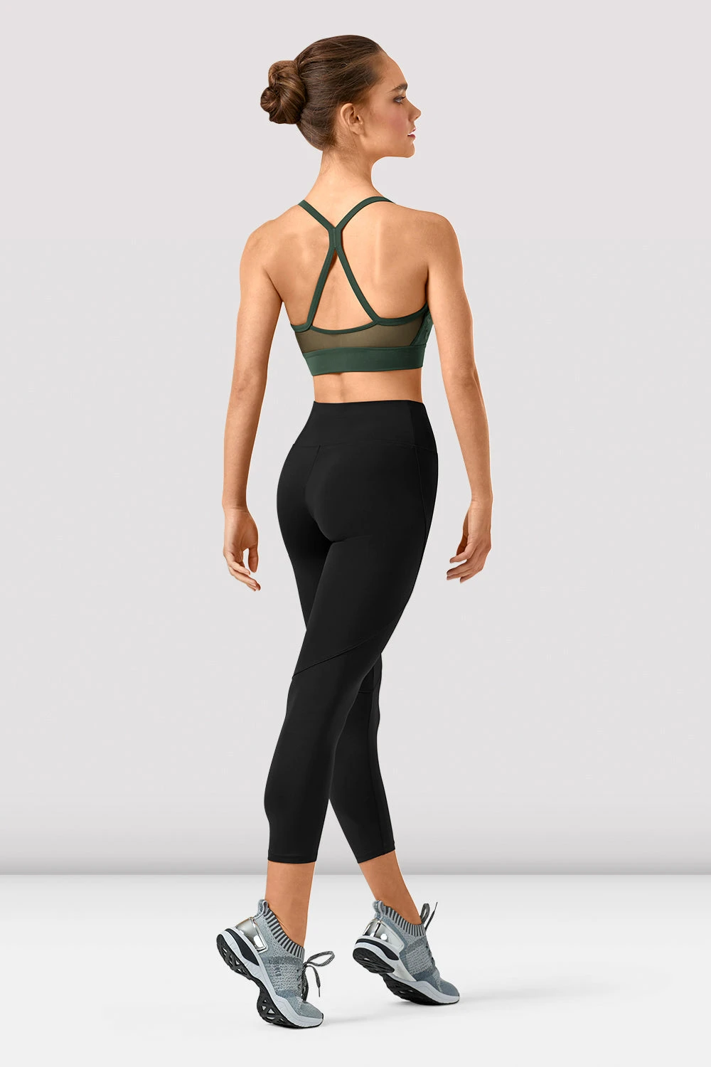 Ladies Polina Mirage Print Mesh Crop Top 4 Ladies Polina Mirage Print Mesh Crop Top - Image 2