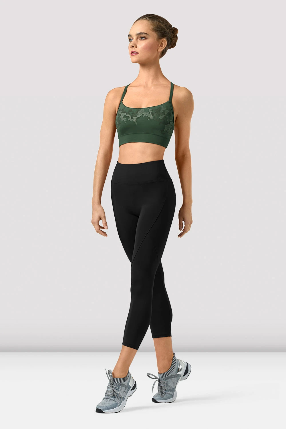 Ladies Polina Mirage Print Mesh Crop Top 3 Ladies Polina Mirage Print Mesh Crop Top