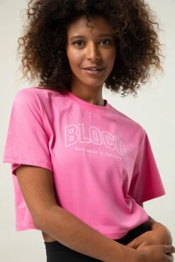 Ladies Heritage Bloch Print Crop Tee -The Dancewear Shop ZLW5109 ELP 03