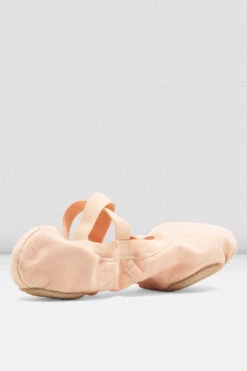 Childrens Pro-Elastic Canvas Ballet Shoes 15 Childrens Pro-Elastic Canvas Ballet Shoes -The Dancewear Shop cup0eFdU